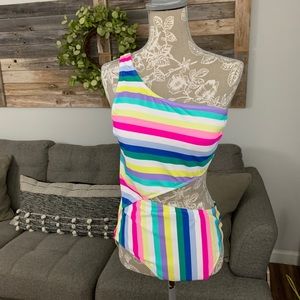 Abercrombie & Fitch One Shoulder Side Cutout 1 Pc